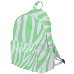 Green Zebra Vibes Animal Print  The Plain Backpack by ConteMonfrey