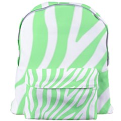 Green Zebra Vibes Animal Print  Giant Full Print Backpack by ConteMonfrey