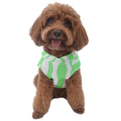 Green Zebra Vibes Animal Print  Dog Sweater by ConteMonfrey