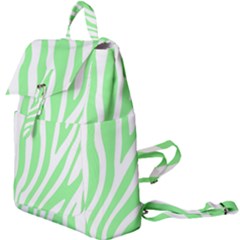 Green Zebra Vibes Animal Print  Buckle Everyday Backpack by ConteMonfrey