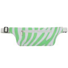 Green Zebra Vibes Animal Print  Active Waist Bag by ConteMonfrey