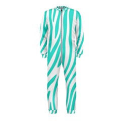 Blue Zebra Vibes Animal Print   Onepiece Jumpsuit (kids) by ConteMonfrey