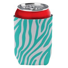 Blue Zebra Vibes Animal Print   Can Holder by ConteMonfrey