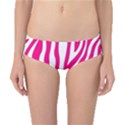 Pink Fucsia Zebra Vibes Animal Print Classic Bikini Bottoms View1