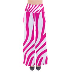 Pink Fucsia Zebra Vibes Animal Print So Vintage Palazzo Pants by ConteMonfrey