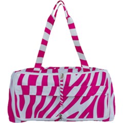 Pink Fucsia Zebra Vibes Animal Print Multi Function Bag by ConteMonfrey