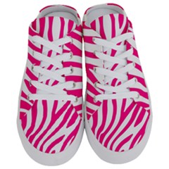 Pink Fucsia Zebra Vibes Animal Print Half Slippers by ConteMonfrey