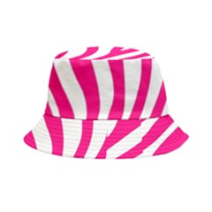 Pink Fucsia Zebra Vibes Animal Print Bucket Hat by ConteMonfrey