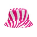 Pink Fucsia Zebra Vibes Animal Print Inside Out Bucket Hat View1