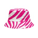 Pink Fucsia Zebra Vibes Animal Print Inside Out Bucket Hat View5