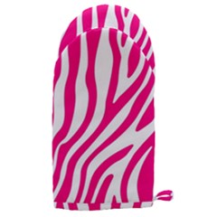 Pink Fucsia Zebra Vibes Animal Print Microwave Oven Glove by ConteMonfrey