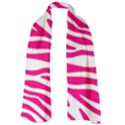 Pink Fucsia Zebra Vibes Animal Print Lightweight Scarf  View1