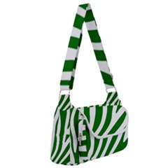 Dark Green Zebra Vibes Animal Print Multipack Bag by ConteMonfrey