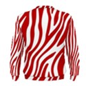 Red Zebra Vibes Animal Print  Men s Sweatshirt View2