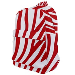 Red Zebra Vibes Animal Print  Classic Backpack by ConteMonfrey