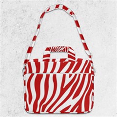 Red Zebra Vibes Animal Print  Macbook Pro 13  Shoulder Laptop Bag  by ConteMonfrey