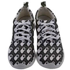 Grey And White Little Paws Mens Athletic Shoes by ConteMonfrey