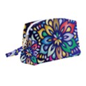 Leafs and Floral Wristlet Pouch Bag (Medium) View1