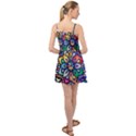 Leafs and Floral Summer Time Chiffon Dress View2