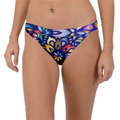 Leafs And Floral Band Bikini Bottoms by BellaVistaTshirt02