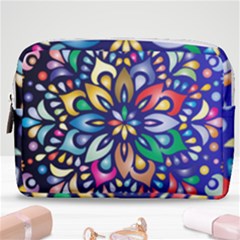 Leafs And Floral Make Up Pouch (medium) by BellaVistaTshirt02