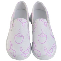 Birds Seamless Pattern Purple Men s Lightweight Slip Ons by ConteMonfrey