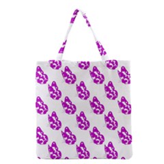 Purple Butterflies On Their Own Way  Grocery Tote Bag by ConteMonfrey