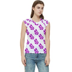 Purple Butterflies On Their Own Way  Women s Raglan Cap Sleeve Tee by ConteMonfrey