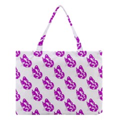 Purple Butterflies On Their Own Way  Medium Tote Bag by ConteMonfrey