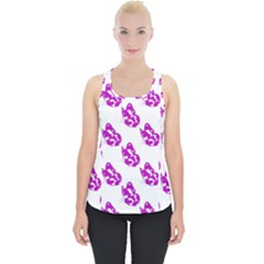 Purple Butterflies On Their Own Way  Piece Up Tank Top by ConteMonfrey