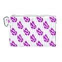 Purple Butterflies On Their Own Way  Canvas Cosmetic Bag (Large) View1