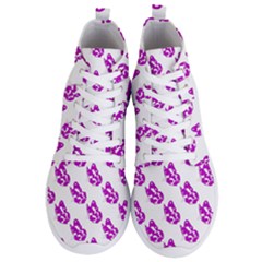 Purple Butterflies On Their Own Way  Men s Lightweight High Top Sneakers by ConteMonfrey