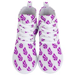 Purple Butterflies On Their Own Way  Women s Lightweight High Top Sneakers by ConteMonfrey