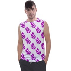 Purple Butterflies On Their Own Way  Men s Regular Tank Top by ConteMonfrey