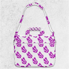 Purple Butterflies On Their Own Way  Macbook Pro 13  Shoulder Laptop Bag  by ConteMonfrey