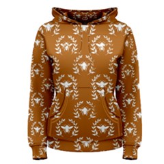 Brown Golden Bees Women s Pullover Hoodie by ConteMonfrey