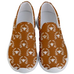 Brown Golden Bees Men s Lightweight Slip Ons by ConteMonfrey