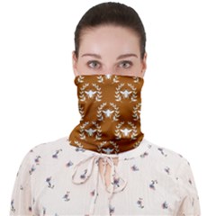 Brown Golden Bees Face Covering Bandana (adult) by ConteMonfrey