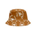 Brown Golden Bees Inside Out Bucket Hat (Kids) View2