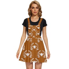 Brown Golden Bees Apron Dress by ConteMonfrey