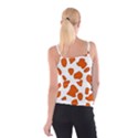 Orange Cow Dots Spaghetti Strap Top View2