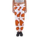 Orange Cow Dots Women s Jogger Sweatpants View1