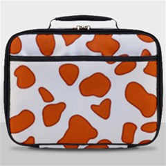 Orange Cow Dots Full Print Lunch Bag by ConteMonfrey