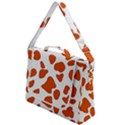 Orange Cow Dots Box Up Messenger Bag View1