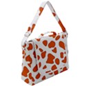 Orange Cow Dots Box Up Messenger Bag View2