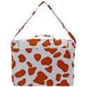 Orange Cow Dots Box Up Messenger Bag View3