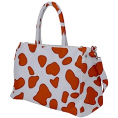 Orange Cow Dots Duffel Travel Bag by ConteMonfrey