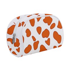 Orange Cow Dots Make Up Case (small) by ConteMonfrey