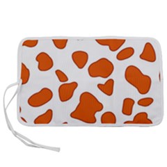 Orange Cow Dots Pen Storage Case (l) by ConteMonfrey