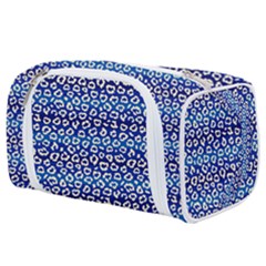 Animal Print - Blue - Leopard Jaguar Dots Small  Toiletries Pouch by ConteMonfrey